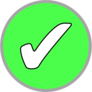green checkmark icon