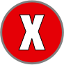 Red X icon